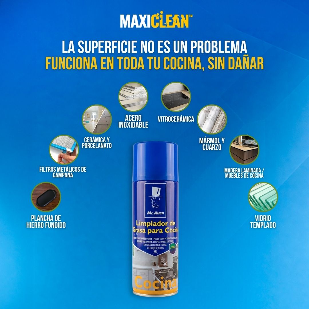 3x1 SPRAY QUITA GRASA | MAXICLEAN™