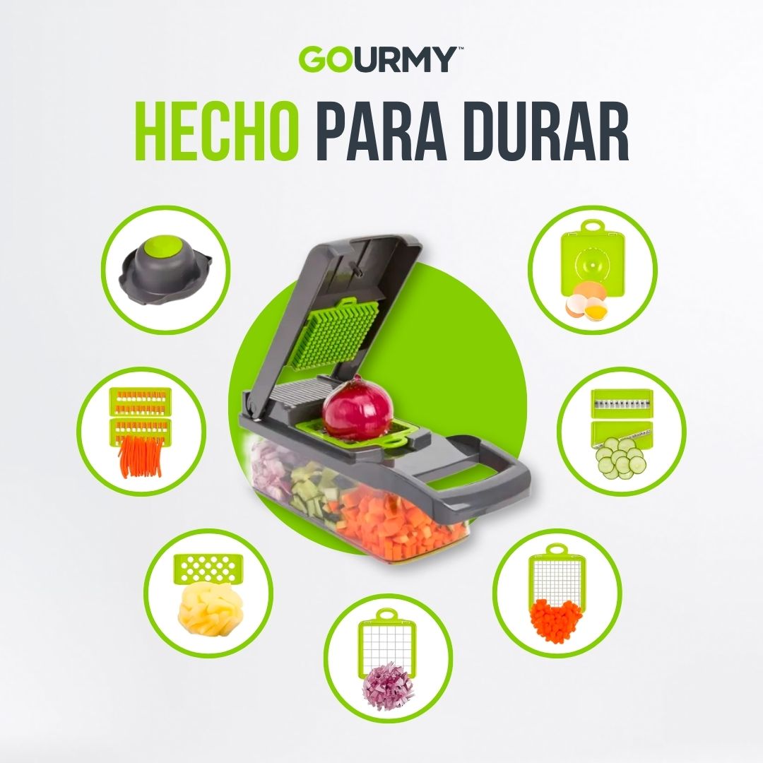 CORTADOR DE VERDURAS 12 EN 1 | GOURMY™