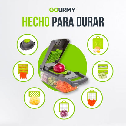 CORTADOR DE VERDURAS 12 EN 1 | GOURMY™