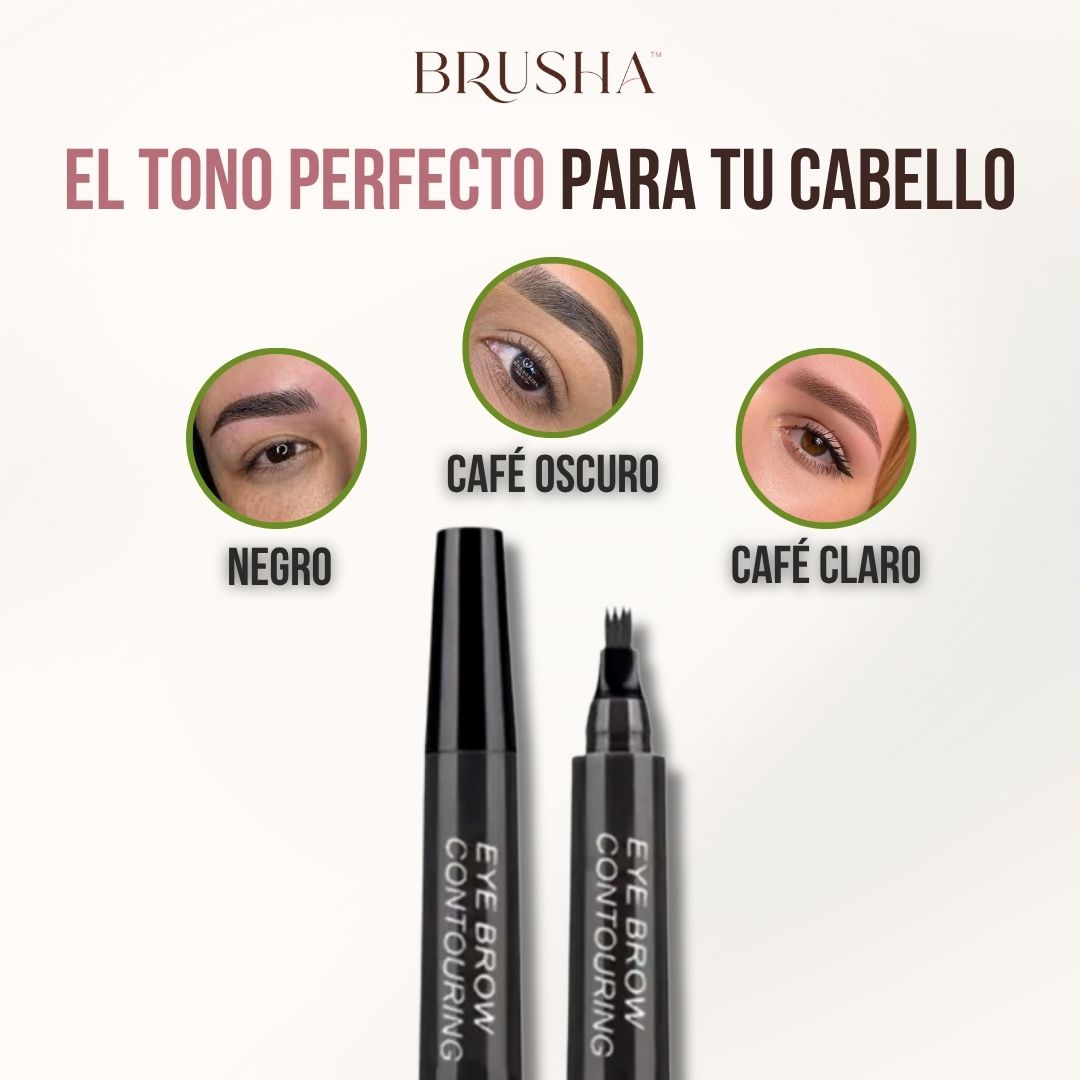 3x1 LÁPIZ PARA CEJAS EFECTO MICROBLANDING BRUSHA™
