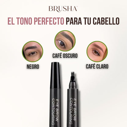 3x1 LÁPIZ PARA CEJAS EFECTO MICROBLANDING BRUSHA™