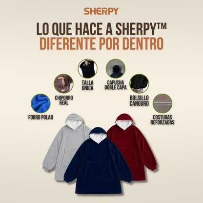 POLERÓN CALIDO ESTILO HOODIE CON CAPUCHA | SHERPY™