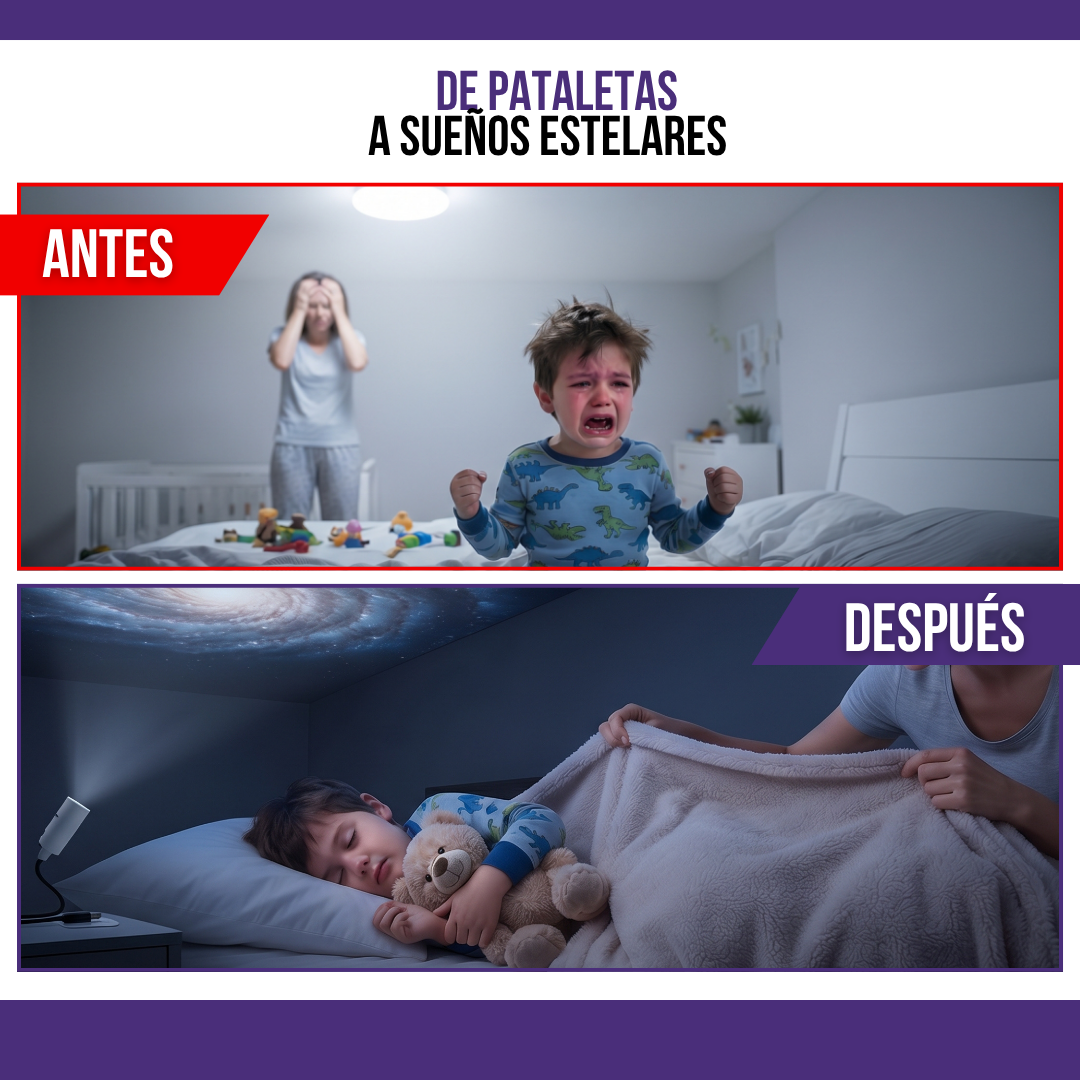 LÁMPARA PROYECTOR DE LUNA CON DISCOS INTERCAMBIABLES 🎁 | ASTRA ™