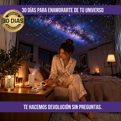LÁMPARA PROYECTOR DE LUNA CON DISCOS INTERCAMBIABLES 🎁 | ASTRA ™
