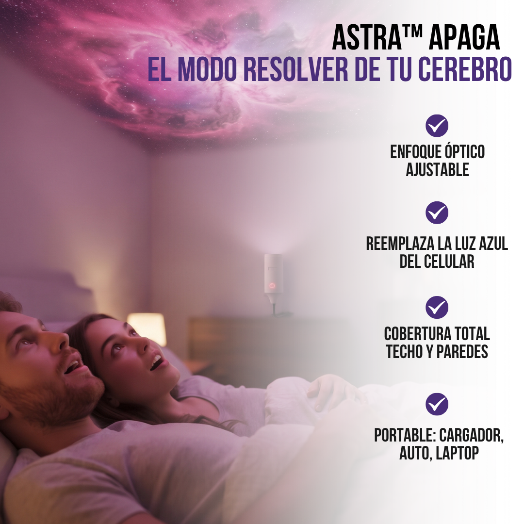 LÁMPARA PROYECTOR DE LUNA CON DISCOS INTERCAMBIABLES 🎁 | ASTRA ™