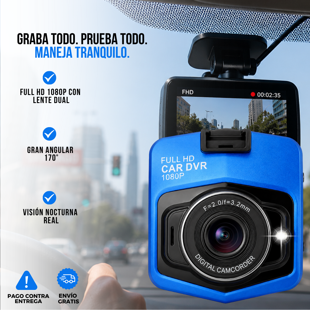 CÁMARA PARA AUTO ANTIPORTONAZO | BLINDCAR™