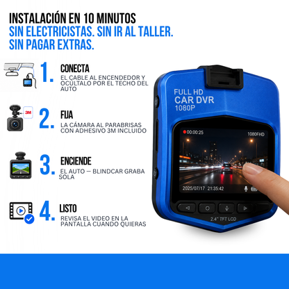 CÁMARA PARA AUTO ANTIPORTONAZO | BLINDCAR™