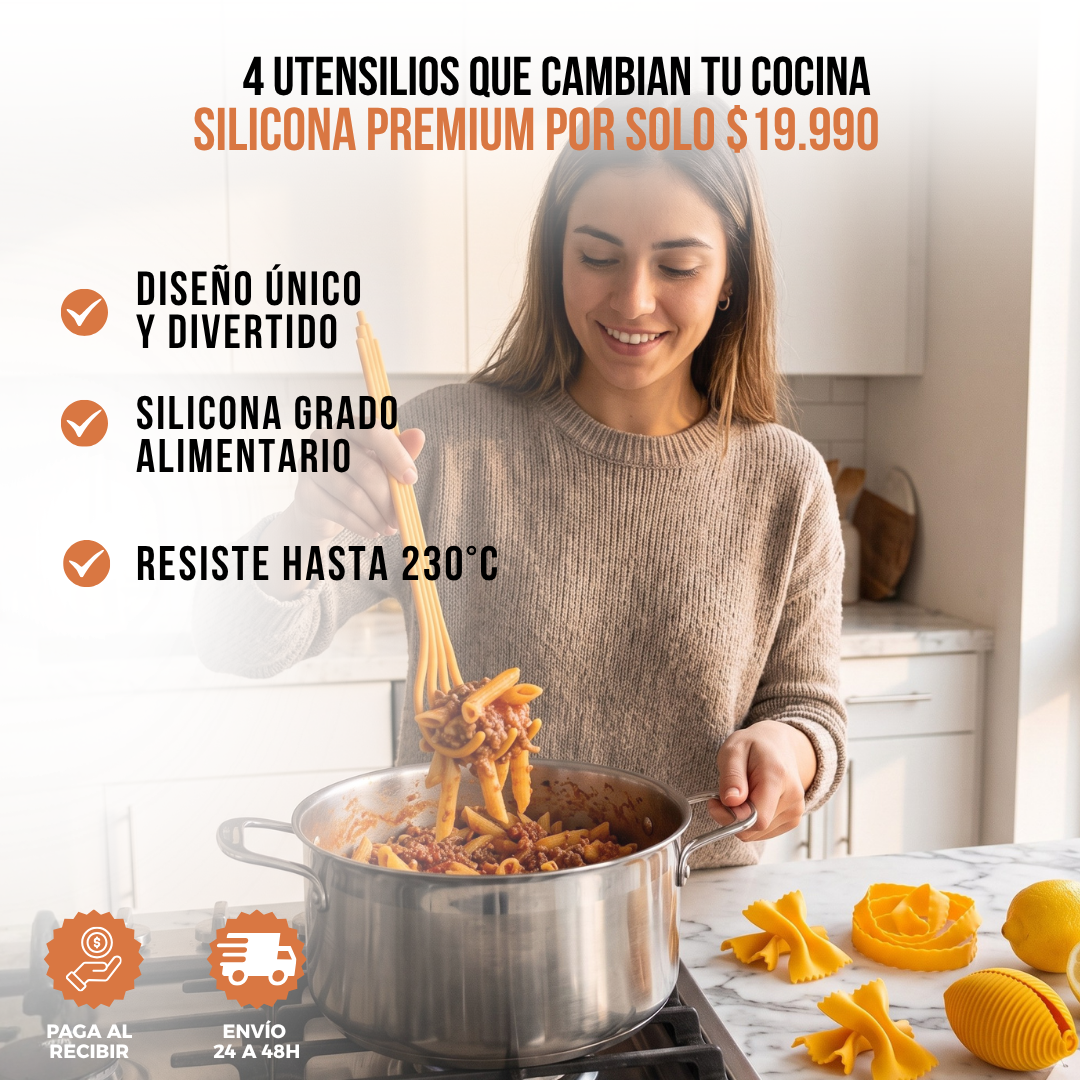 SET DE UTENSILIOS DE COCINA DE SILICONA COOKY™