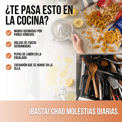 SET DE UTENSILIOS DE COCINA DE SILICONA COOKY™