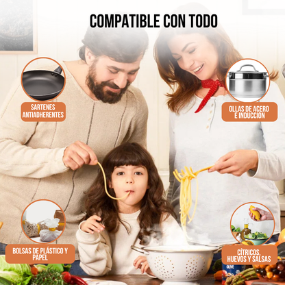 SET DE UTENSILIOS DE COCINA DE SILICONA COOKY™