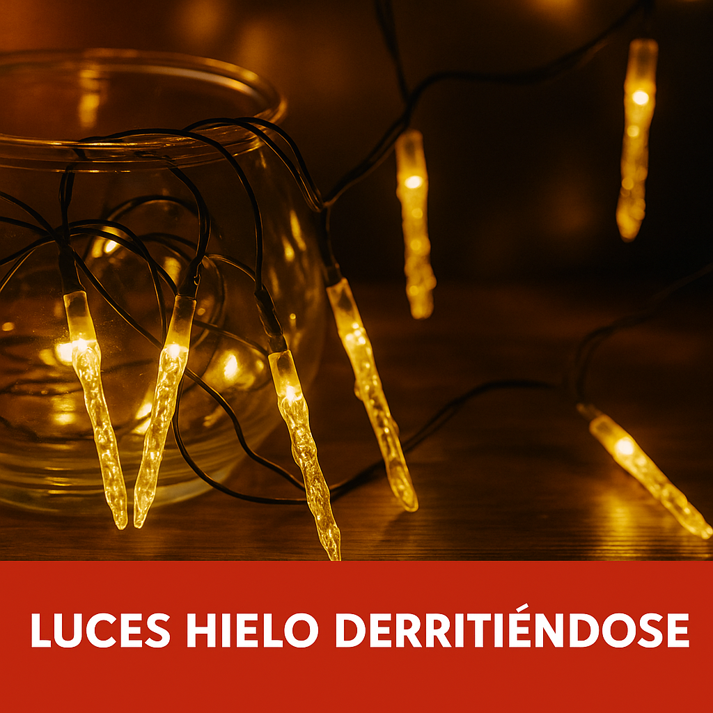 LUCES DE NAVIDAD DE HIELO DERRITIENDOSE | BRILU™