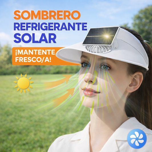 SOMBRERO CON VENTILADOR Y CARGADOR SOLAR | VENTIFRESH™