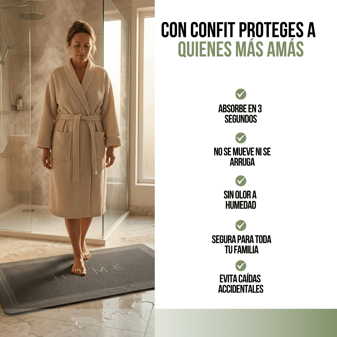 2X1 ALFOMBRA SÚPER ABSORBENTE | CONFIT™