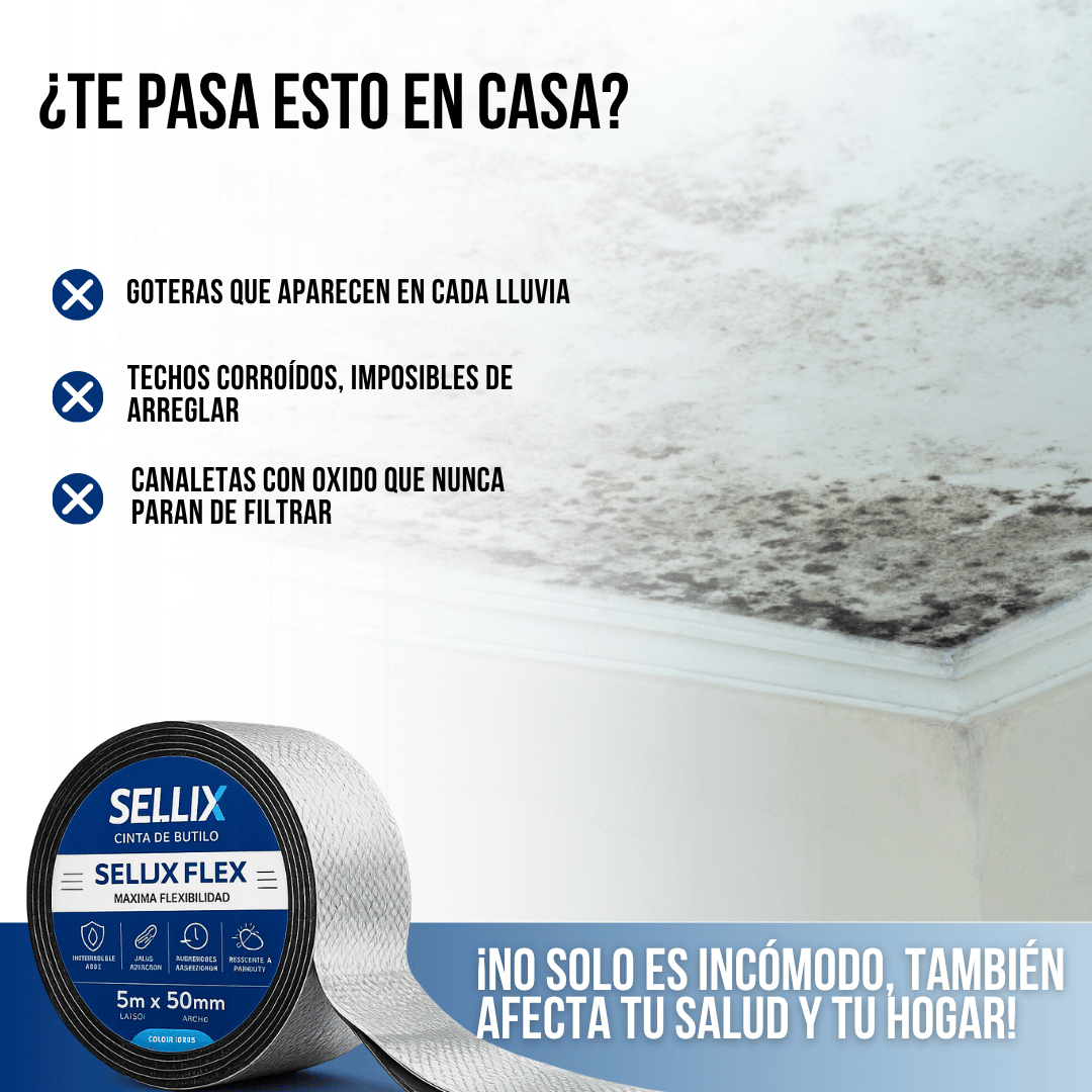 3X1 CINTA DE BUTILO PARA SELLAR GOTERAS | SELLIX™
