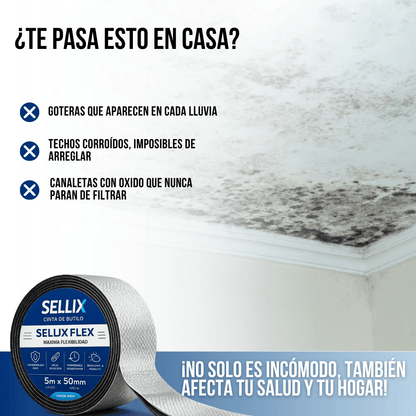 3X1 CINTA DE BUTILO PARA SELLAR GOTERAS | SELLIX™