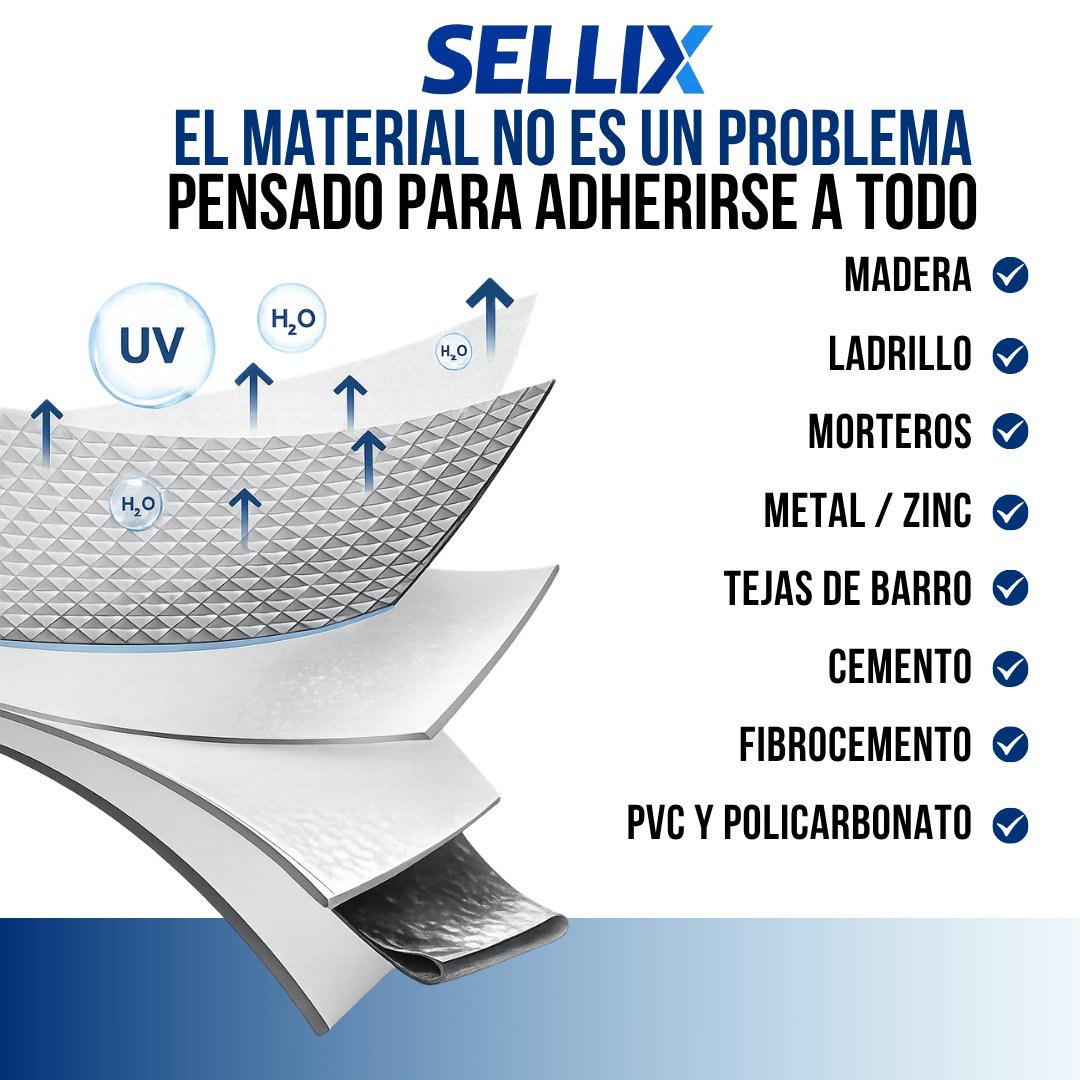 3X1 CINTA DE BUTILO PARA SELLAR GOTERAS | SELLIX™
