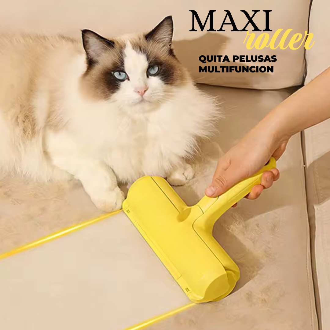 ESTUPENDO CEPILLO PARA REMOVER PELUSA Y PELO DE MASCOTAS SIN TOCARLO | MAXI ROLLER™