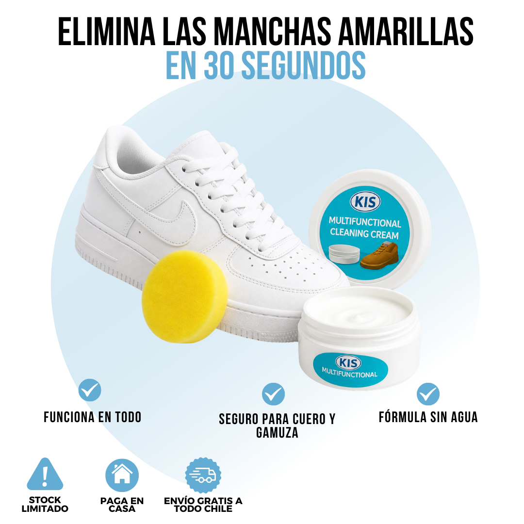 2x1 CREMA LIMPIADORA DE ZAPATOS MULTIFUNCIONAL | CLARION™