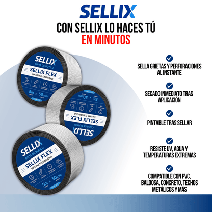 3X1 CINTA DE BUTILO PARA SELLAR GOTERAS | SELLIX™