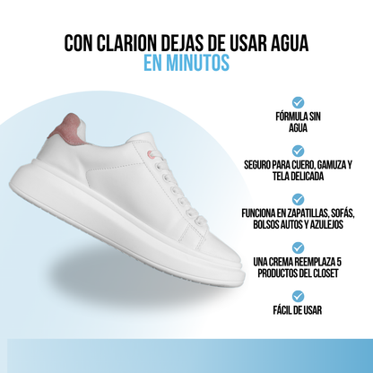 2x1 CREMA LIMPIADORA DE ZAPATOS MULTIFUNCIONAL | CLARION™