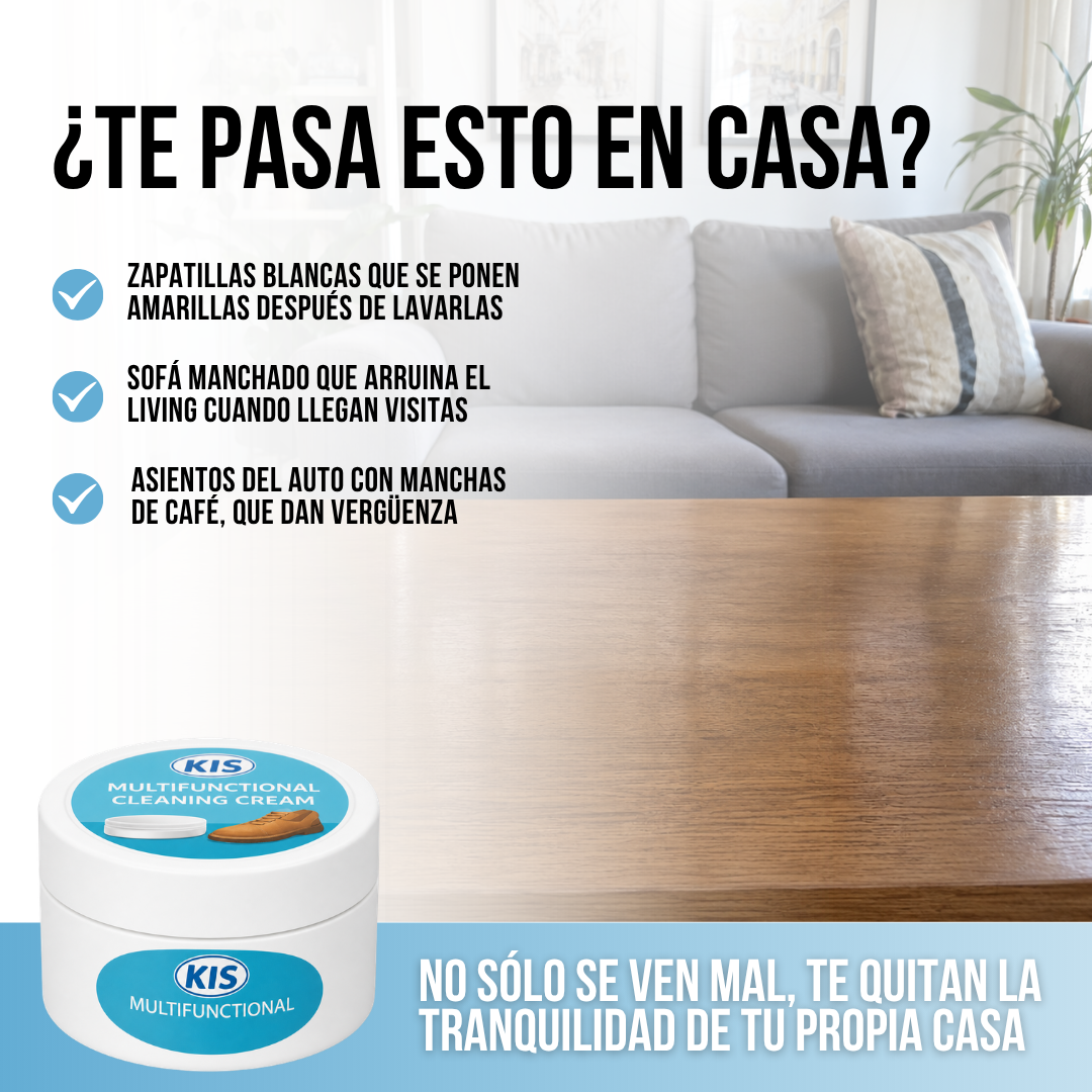 2x1 CREMA LIMPIADORA DE ZAPATOS MULTIFUNCIONAL | CLARION™