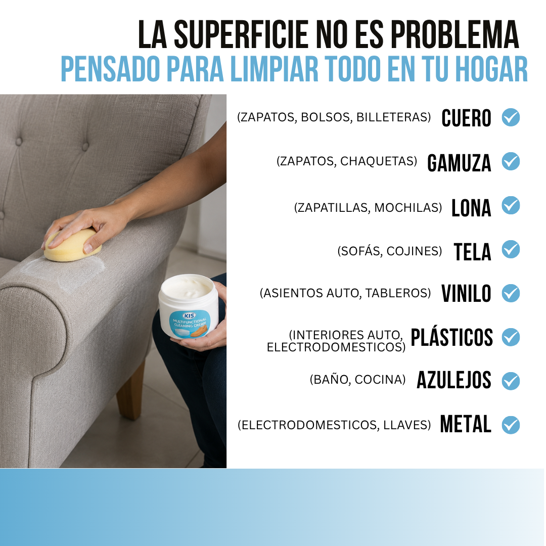 2x1 CREMA LIMPIADORA DE ZAPATOS MULTIFUNCIONAL | CLARION™