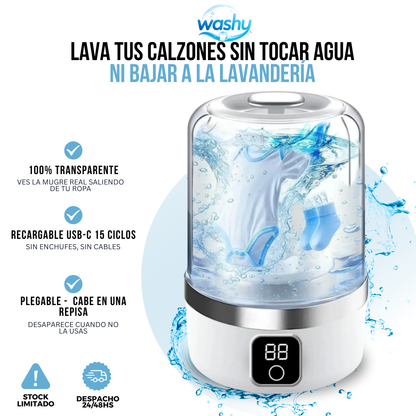 SÚPER MINI LAVADOR PORTÁTIL | WASHY™