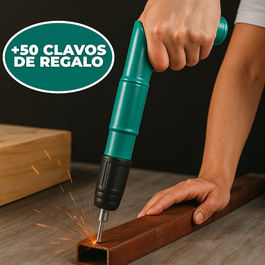 PISTOLA PERFORADORA + 50 CLAVOS | CLAVIX™