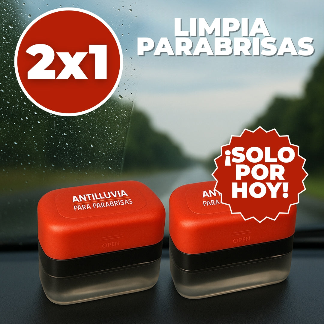 2X1 LIMPIADOR DE VIDRIOS ANTI EMPAÑAMIENTO | VITREA™