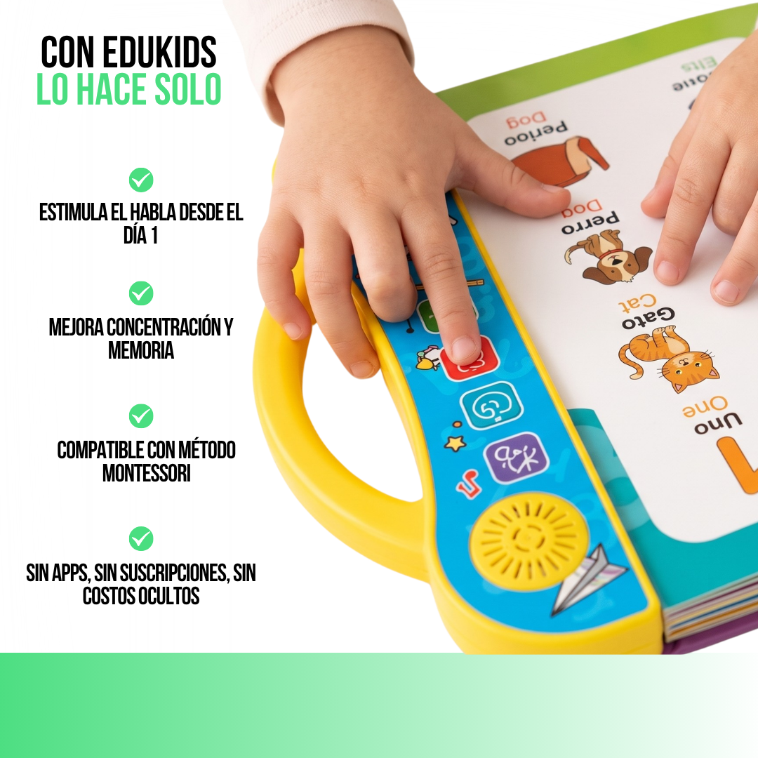 LIBRO EDUCATIVO INTERACTIVO CON SONIDO | EDUKIDS™