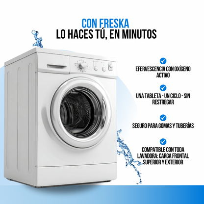 3X1 SÚPER PASTILLAS LIMPIA LAVADORAS | FRESKA™