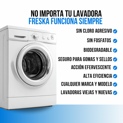 3X1 SÚPER PASTILLAS LIMPIA LAVADORAS | FRESKA™