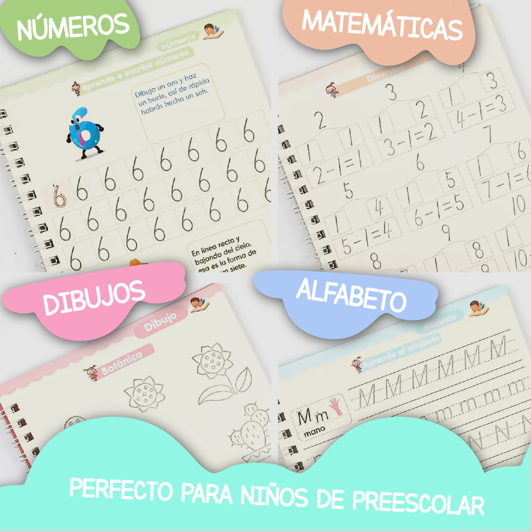 Cuadernos Reutilizables de Tinta Mágica - Sunk®