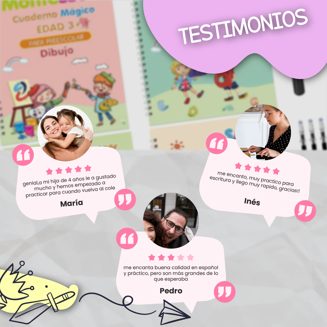 Cuadernos Reutilizables de Tinta Mágica - Sunk®