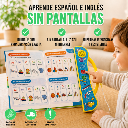LIBRO EDUCATIVO INTERACTIVO CON SONIDO | EDUKIDS™
