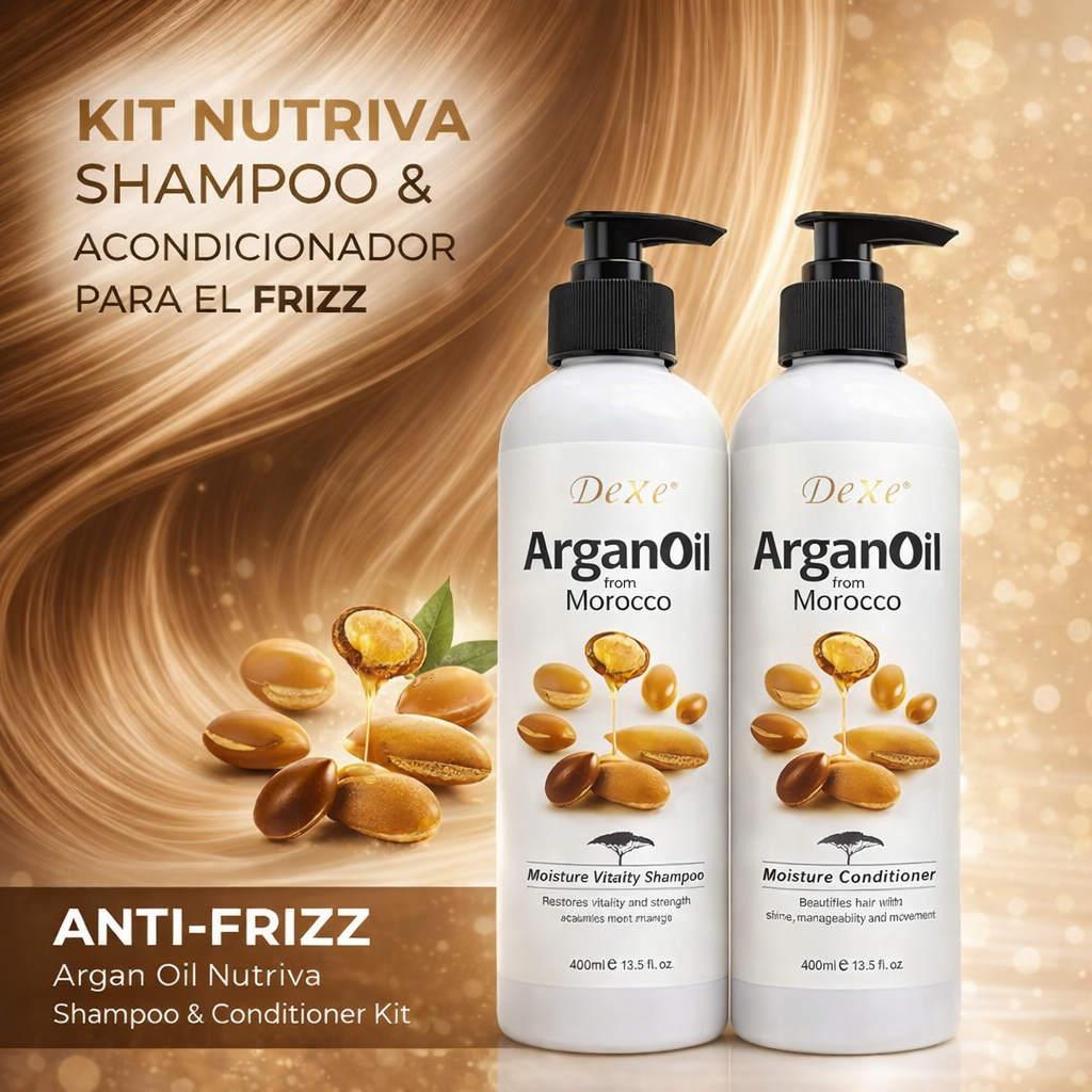 KIT SHAMPOO + ACONDICIONADOR DE ARGÁN | KIT NUTRIVA™
