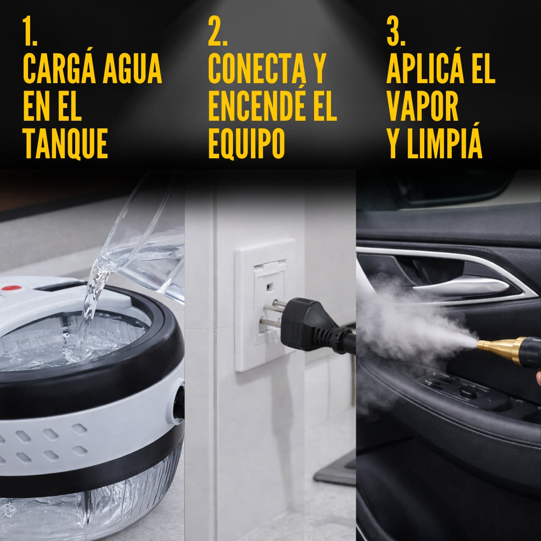 LIMPIADOR DE MOTORES CON VAPOR A PRESIÓN | MULTIPRES™