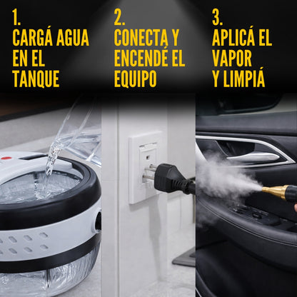 LIMPIADOR DE MOTORES CON VAPOR A PRESIÓN | MULTIPRES™
