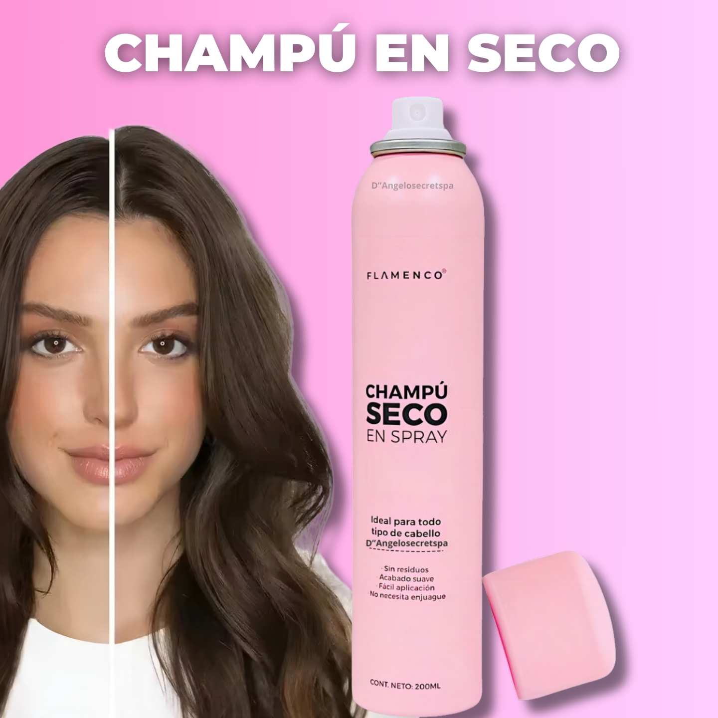 CHAMPÚ SECO CON NUTRIENTES LLEVA 3 Y PAGA 1 | PROFESIONAL DRY™