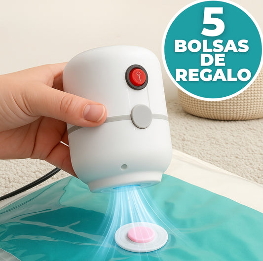 BOMBA DE AIRE ELÉCTRICA + 5 BOLSAS DE REGALO | EVAK™