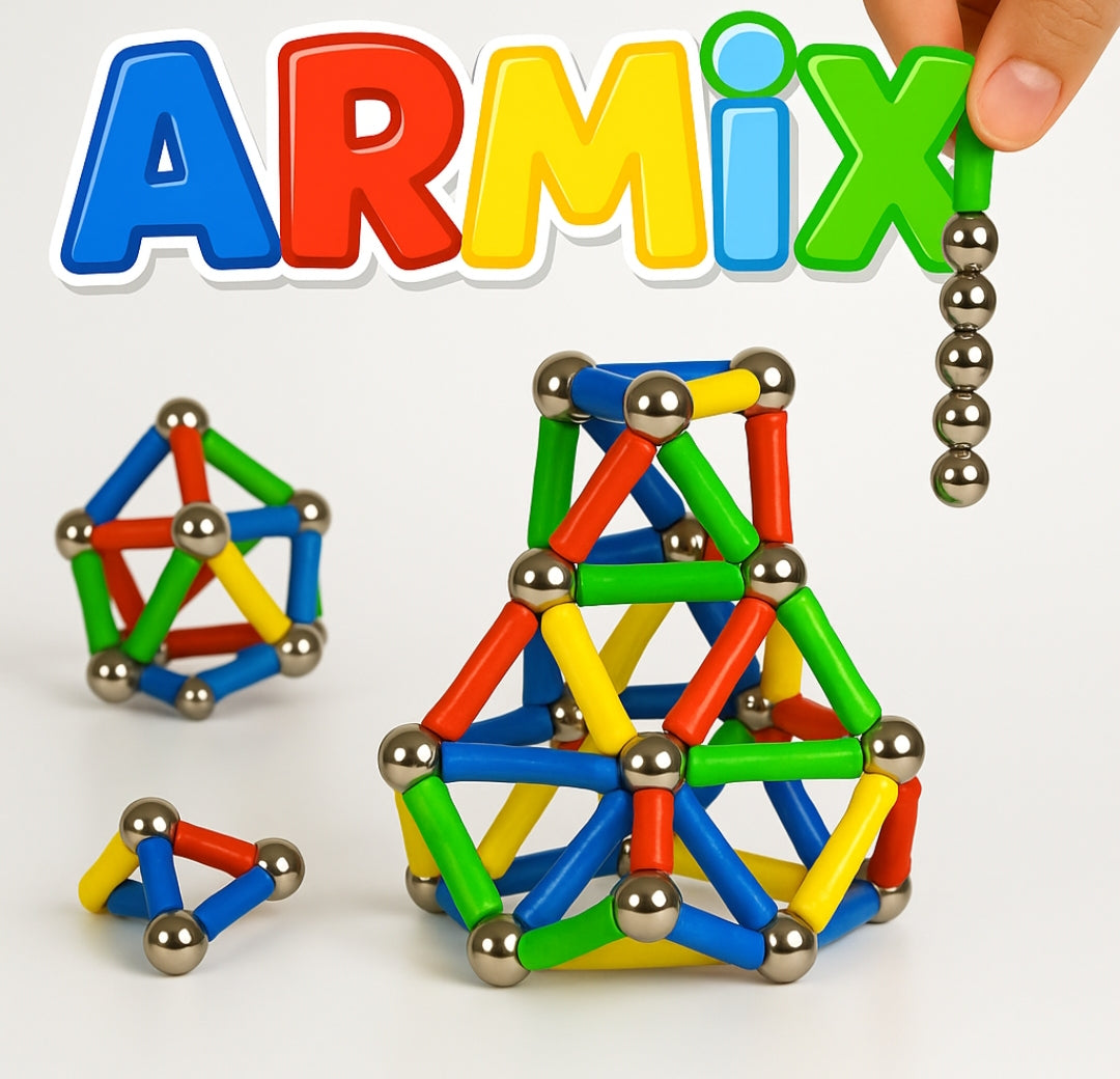 JUEGO BLOQUES DE CONSTRUCCIÓN MAGNÉTICA | ARMIX™
