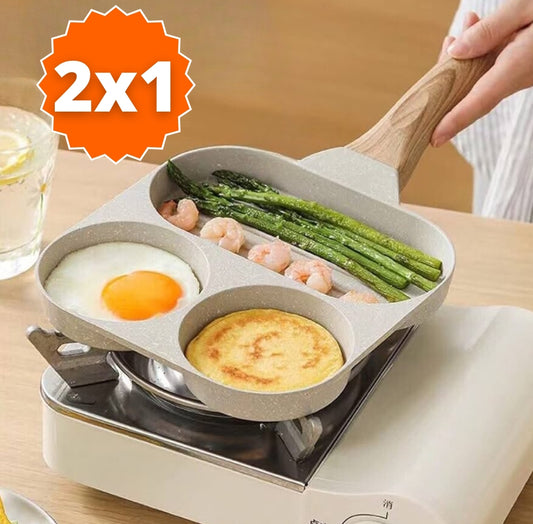 2X1 SARTÉN ANTIADHERENTE 3 EN 1 | TRICHEF™