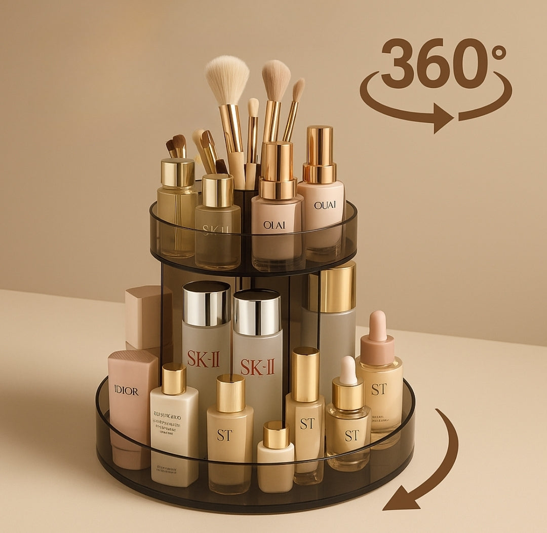 ORGANIZADOR DE MAQUILLAJE GIRATORIO  | COSMETIX™