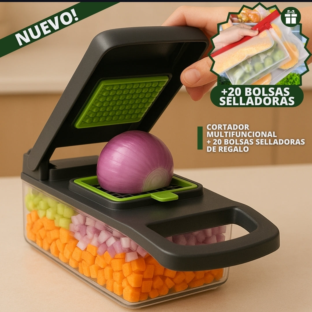 CORTADOR MULTIFUNCIONAL + 20 BOLSAS SELLADORAS | PICANTO™