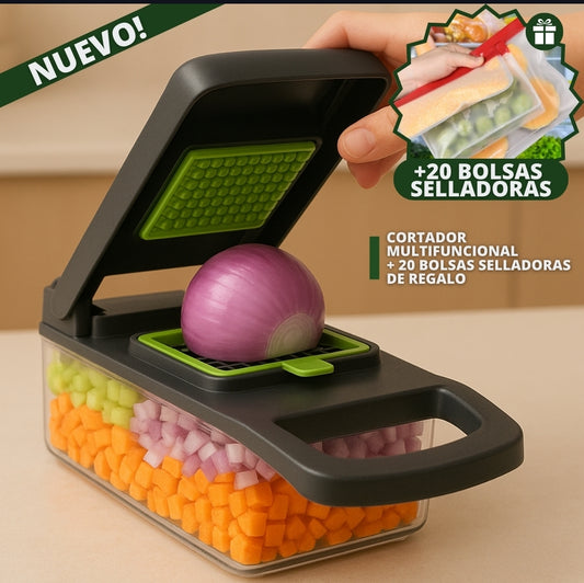 CORTADOR MULTIFUNCIONAL + 20 BOLSAS SELLADORAS | PICANTO™