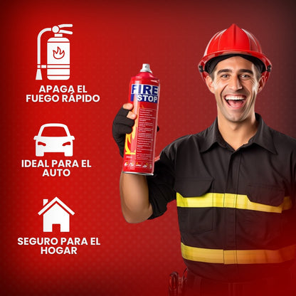 3x1 MINI EXTINTOR AEROSOL PARA INCENDIOS PORTATIL | AUXILIA™