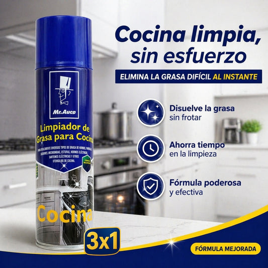 3x1 SPRAY QUITA GRASA PARA COCINA | ULTRAGRAS™