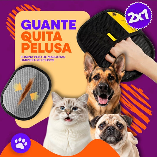 2X1 GUANTE REMOVEDOR DE PELOS | DESPEL™