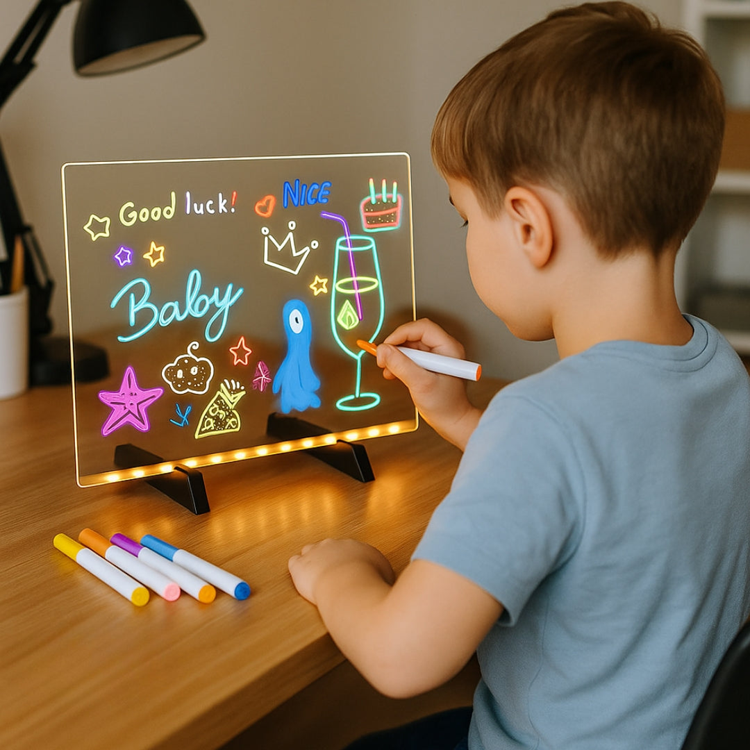LETRERO TRANSPARENTE CON LUZ LED | LUMIBOARD™