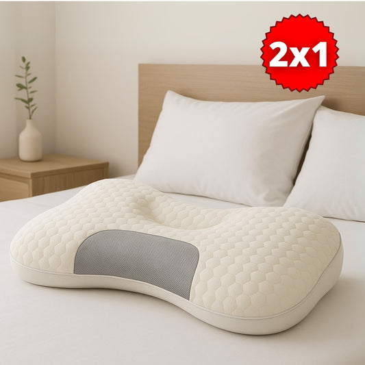 2X1 ALMOHADA ERGONÓMICA ORTOPÉDICA | CONFORTA™